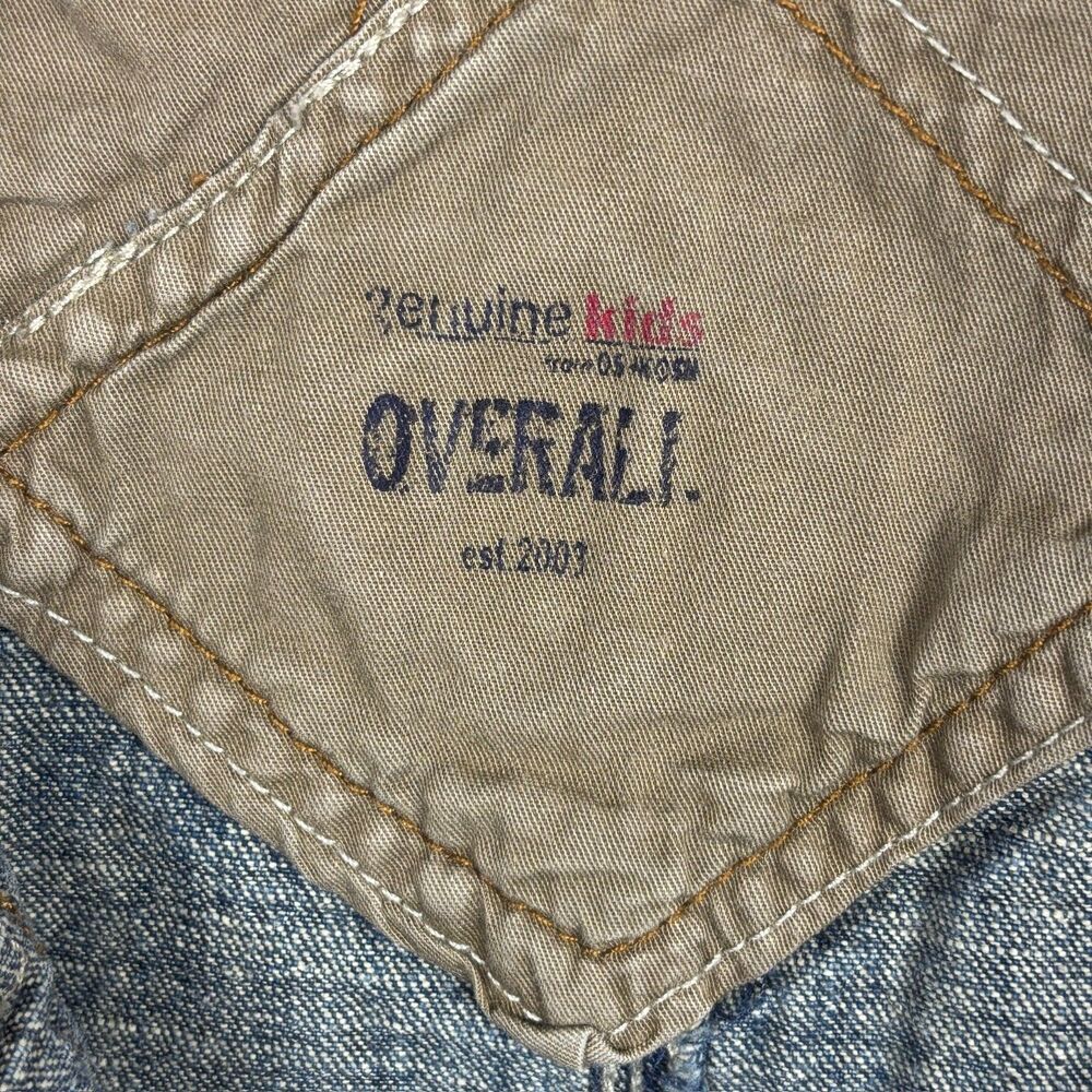 Genuine Kids From OshKosh Vestbak Overalls Vintage Target 2T Denim Kid Core - Picture 3 of 11
